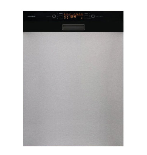 Máy rửa chén bán âm mặt đen Hafele HDW-HI60B, 15 bộ đồ ăn Châu Âu, 60 cm 533.23.210