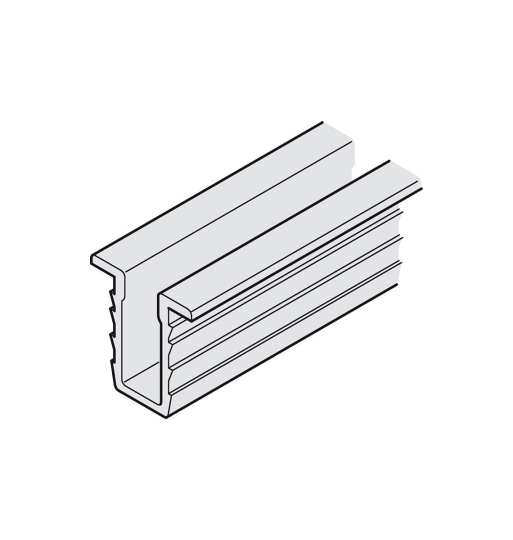 Dẫn hướng và ray trượt Hafele 3000 mm - phù hợp cho cửa trượt thẳng (lọt lòng) SLIDO CLASSIC 40 IF 404.16.913