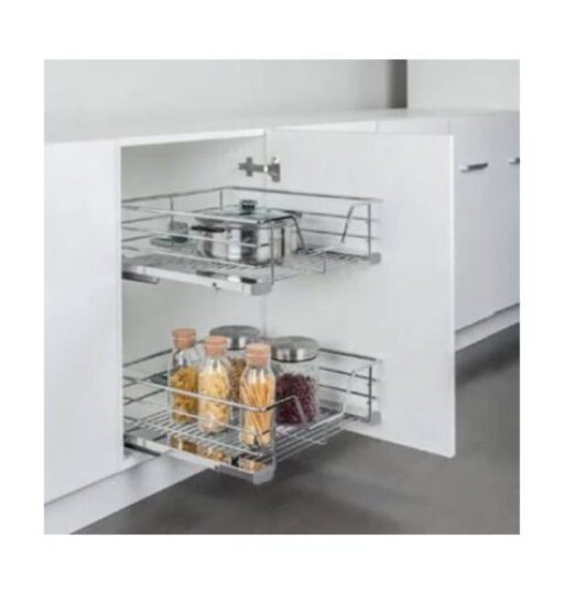 Bộ rổ kéo cho tủ bếp dưới rộng 500mm Hafele 549.03.133