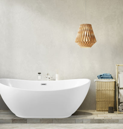 Bồn tắm độc lập Hafele - Nagoya hình bầu dục 1700 588.99.600