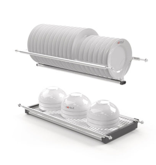 Rổ chén dĩa cố định Hafele - Presto, phiên bản không có khung 544.40.033