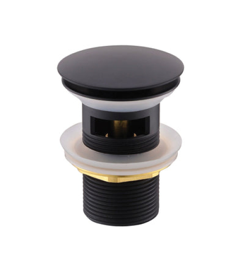 Bộ xả nhấn cho chậu Hafele có xả tràn, màu đen 589.25.848