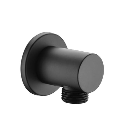 Bộ tiếp nước Hafele dạng tròn, màu đen 485.60.060