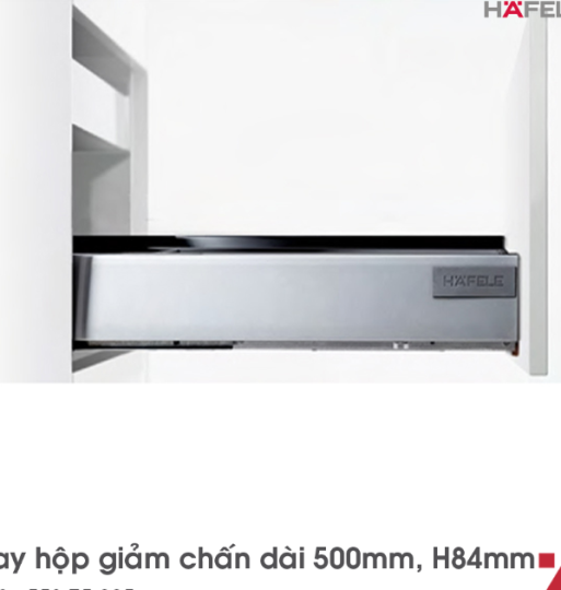 Ray Hộp Alto Giảm Chấn H84mm Hafele 552.75.005