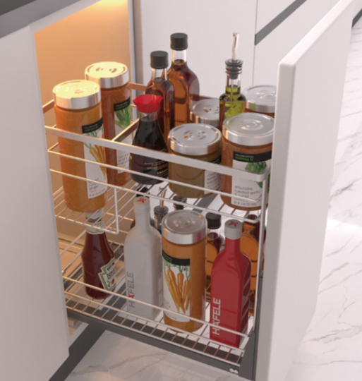 Bộ Rổ Đựng Gia Vị 400mm Hafele 549.20.040