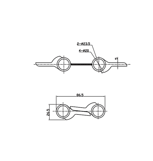 Bản lề bật 2 chiều Hafele  927.97.020