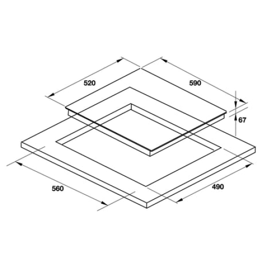 Bếp điện 3 vùng nấu Hafele HC-R603D 536.01.901