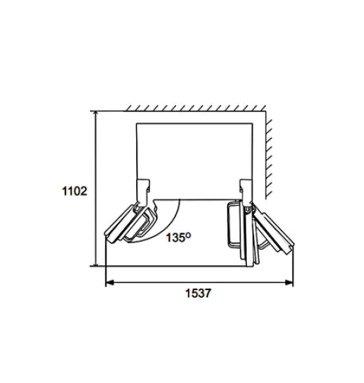 Tủ Lạnh SBS Hafele HF-SB5601FB 534.14.100