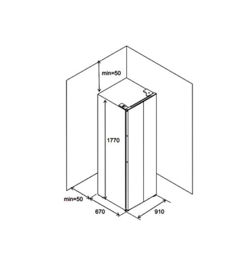 Tủ Lạnh SBS Hafele HF-SB5601FB 534.14.100