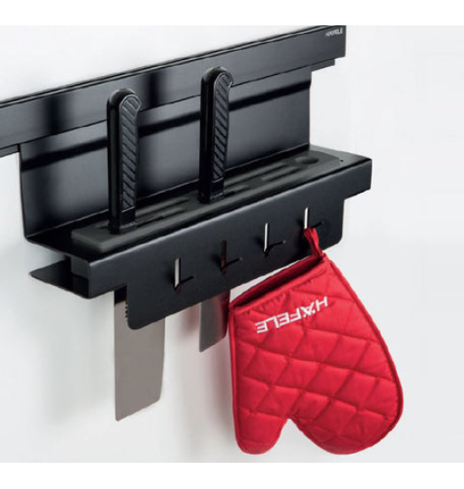 Kệ treo đựng dao Hafele màu đen 523.00.330