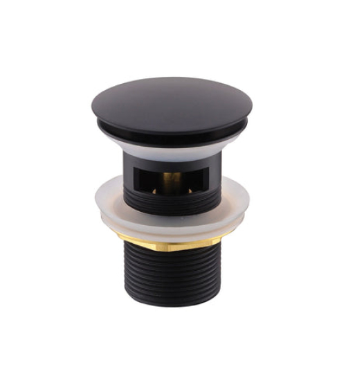 Bộ xả nhấn cho chậu Hafele có xả tràn, màu đen 589.25.848