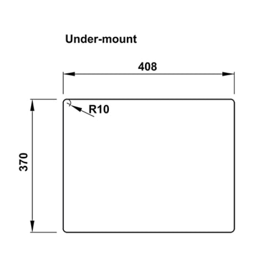 Chậu đá Hafele ESSENCE HS22-GEN1S60S, chậu đơn 577.25.300