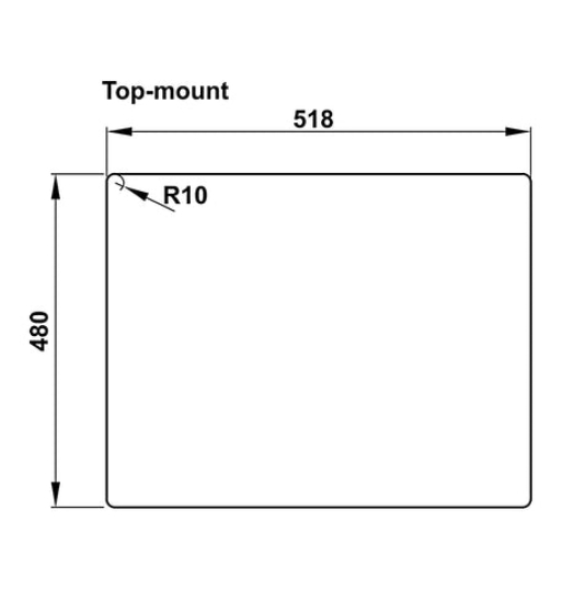 Chậu đá Hafele ESSENCE HS22-GEN1S60S, chậu đơn 577.25.300