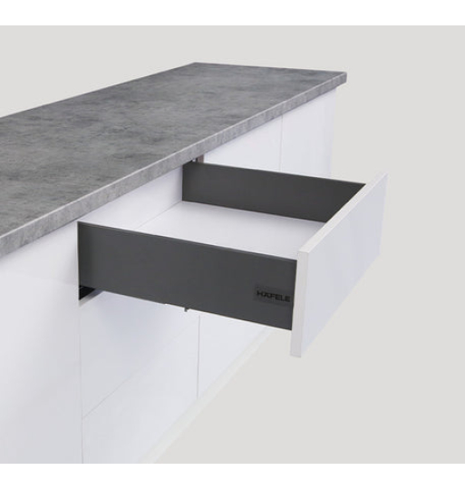 Ray hộp Hafele Matrix Box Slim, chiều cao 120mm 552.35.375