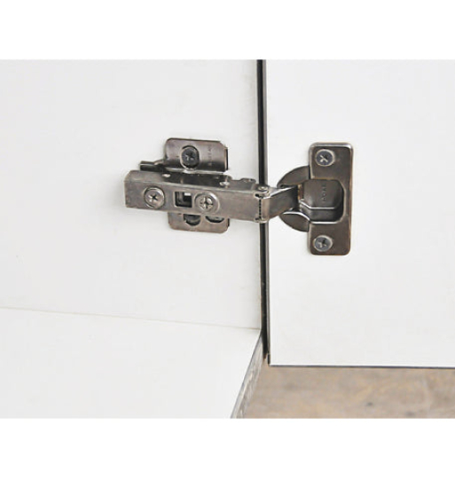 Bản lề Hafele Metalla SM 110° Màu Đen, có cơ chế đóng giảm chấn - Lắp trùm nửa 315.20.751