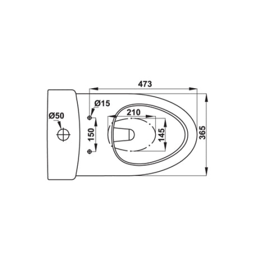 Bồn cầu một khối Hafele Sapporo 588.79.409