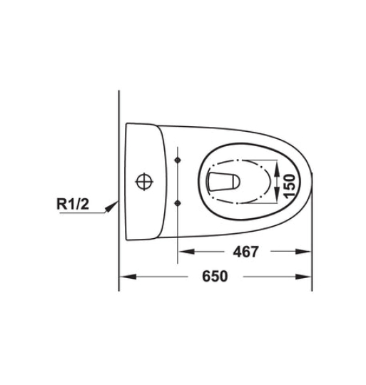 Bồn cầu một khối Hafele Sapporo 588.79.406