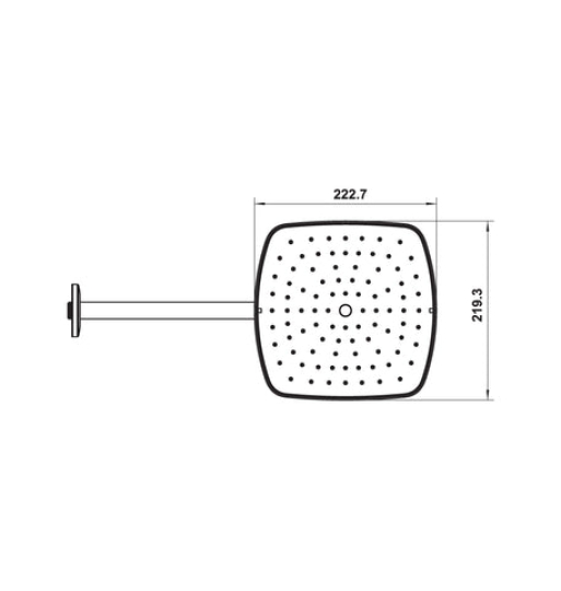 Sen đầu gắn tường Hafele - New Mysterious 219S 485.60.700