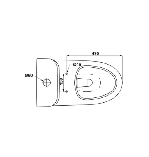 Bồn cầu một khối Hafele Sapporo 588.79.412