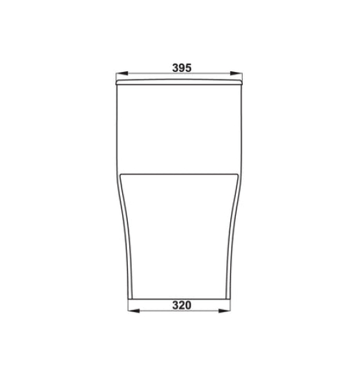 Bồn cầu một khối Hafele Sapporo 588.79.409