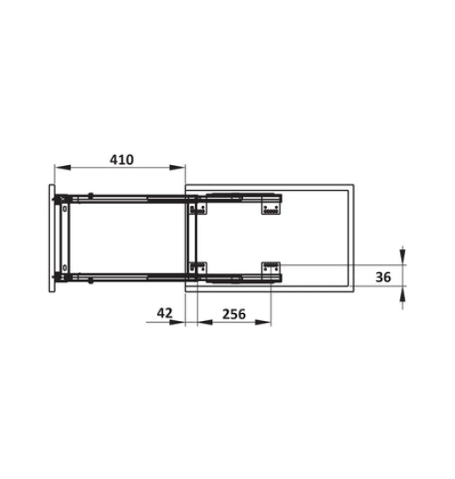 Bộ rổ gia vị Hafele - Sonata ( có kèm khay đũa ) 549.20.012