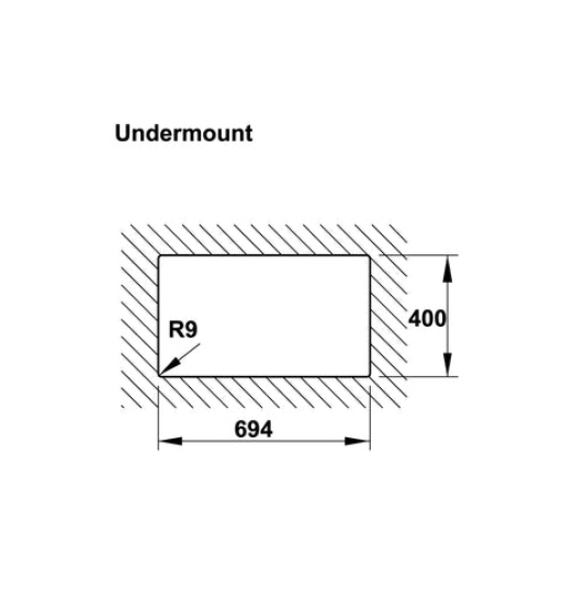 Chậu đá Hafele HS20-GEN1S80 570.30.300