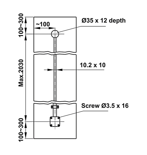 Phụ kiện định hình và làm phẳng cửa gỗ Hafele Planofit 406.99.120