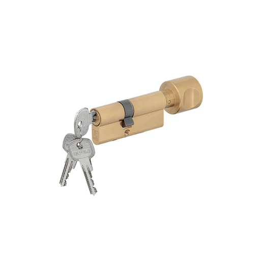 Ruột khóa Hafele 1 đầu chìa, 1 đầu vặn 71mm 916.96.664