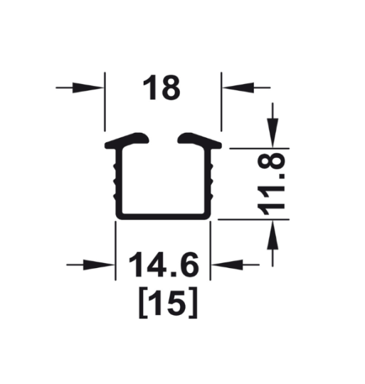 Ray Trượt 3000mm Hafele 401.30.610