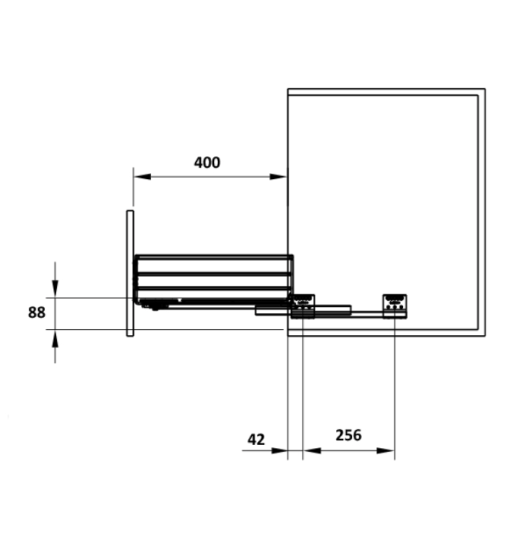 Rổ Đựng Chén Đĩa Cappella 900mm Cucina 549.08.148