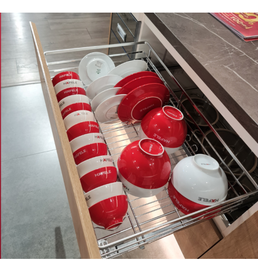 Rổ Đựng Chén Đĩa Cappella 700mm Hafele 549.08.011