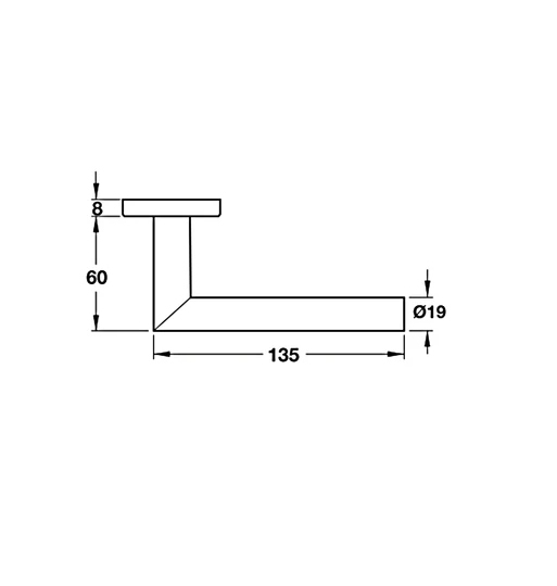 Tay nắm gạt có nắp che Hafele-903.92.559