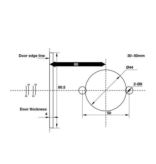 DIY Khóa tay nắm gạt 2 chức năng Hafele 489.10.820